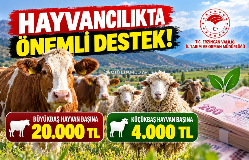 Hayvancılıkla Uğraşan Üreticilere Önemli Destek
