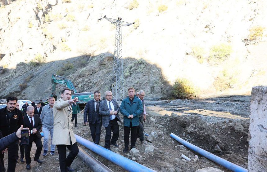 Kureyşli Sarıkaya’da Hasar Giderme Çalışmaları Sürüyor