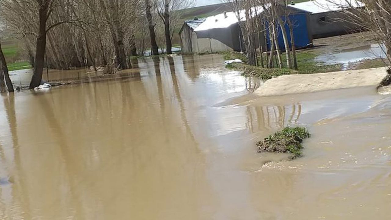 Erzincan'da Sağanak Yağış Sele Yol Açtı