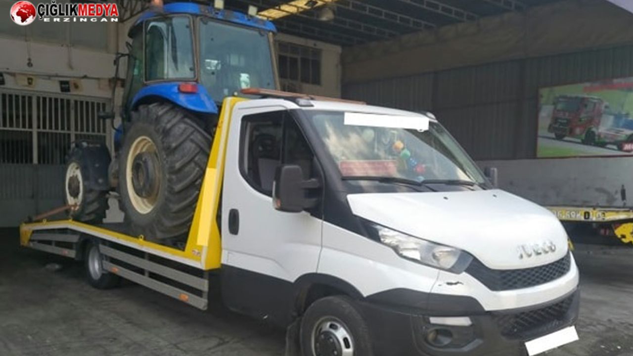 Kemaliye'de Çalınan Traktör Adana'da Bulundu