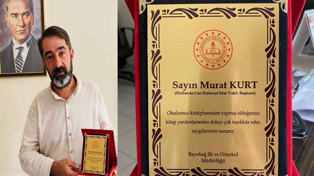 Başkan Murat Kurt'a Plaket Verildi
