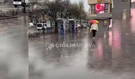 Erzincan’da Sabah Yağmur Başladı, Sulu Kara Döndü!