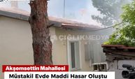Erzincan’da Müstakil Evde Yangın | İtfaiye Ekipleri Alevleri Kontrol Altına Aldı