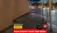 Kaldırım Engeli! Bebek Arabalı Anne Yola İnmek Zorunda Kaldı