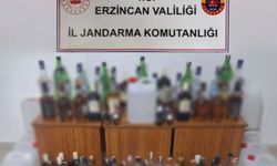 Erzincan Jandarma'da Kaçak İçki Alarmı