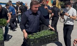 Vali Aydoğdu Vatandaş ile Birlikte Esnafın Malını Kurtardı
