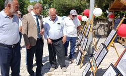 Emekli Öğretmen Tahir Güner Köyünde Sergi Açtı