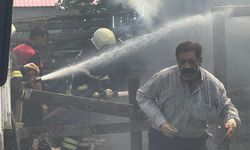 İzzetpaşa Mahallesi’nde Odunlukta Yangın