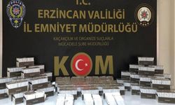 Erzincan’da Kaçak Sigara Operasyonu
