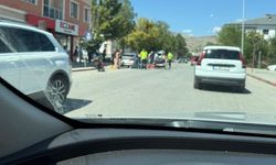 Stadyum Kavşağında Motor Kazası