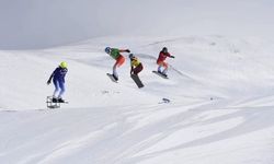 Erzincan Ergan Dağı’nda Avrupa Snowboard Heyecanı
