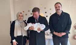Vali Aydoğdu’dan Yeni Doğan Ayla Bebeğe Ziyaret