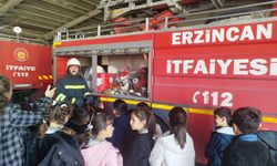 Gazi İlkokulu Öğrencilerinden İtfaiyeye Ziyaret
