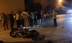 Atatürk Mahallesi’nde Motor ile Otomobil Çarpıştı