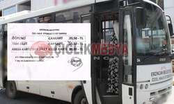 Son Dakika | Erzincan’da Halk Otobüslerine Zam