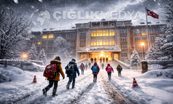 Erzincan’da Kar Yağışı Nedeniyle Eğitime 1 Gün Ara Verildi