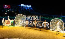 Ergan Dağı Kayak Merkezi Ramazana Özel Işıklandırıldı