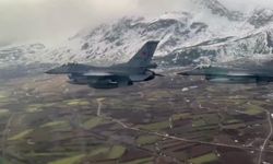 Hava Kuvvetleri F16'ların Erzincan Uçuşunu Paylaştı