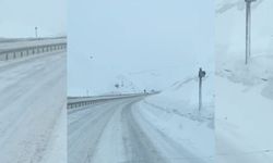 Erzincan’da Yoğun Kar ve Tipi Ulaşımı Olumsuz Etkiledi