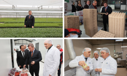 Vali Aydoğdu Erzincan’da Üretim Tesislerini Ziyaret Etti