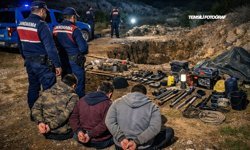 Şiran’da Kaçak Kazıya Suçüstü: 3 Kişi Yakalandı