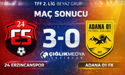 24 Erzincanspor 3 - 0 Adana 01 FK