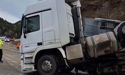 Kelkit Pekün Dağı’nda Tır Kazası
