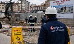 Merkez Çarşısı İnşaatında Doğalgaz Alarmı