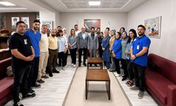 Öz Sağlık-İş’ten Başhekim Taş’a Ziyaret