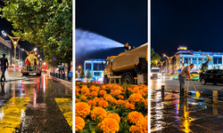 Erzincan’da Ana Caddelerde Gece Temizliği Yapıldı
