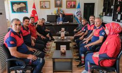 İtfaiye Haftası’nda Başkan Aksun’a Ziyaret