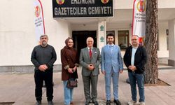 Başhekim Taş’tan Erzincan Gazeteciler Cemiyeti’ne Ziyaret