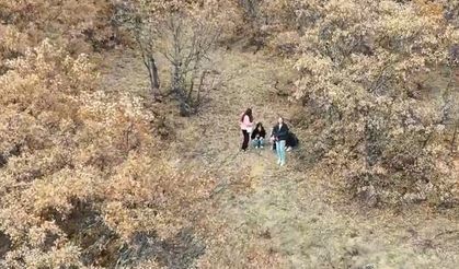 Doğa Yürüyüşünde Kaybolan Öğrenciler Drone ile Bulundu