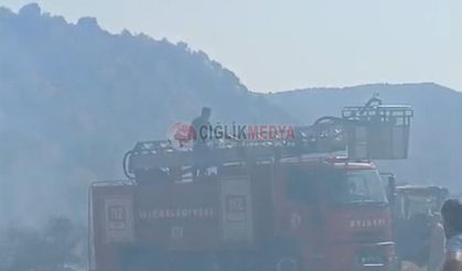 Refahiye-Kuruçay arasında çıkan örtü yangını söndürüldü