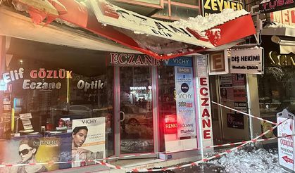 Erzincan’da Karın Ağırlığı Ağaçları ve İş Yerlerini Zorladı