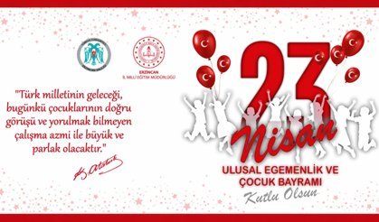 Erzincan’da 23 Nisan Kutlama Programı