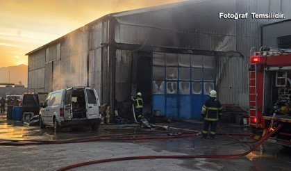 Kelkit Sanayi Sitesi’nde Yangın: 1 Yaralı