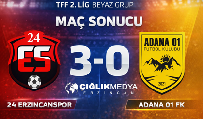 24 Erzincanspor 3 - 0 Adana 01 FK