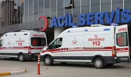 Erzincan’da Zincirleme Kaza Sonrası Araç Alev Aldı