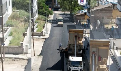 Erzincan Belediyesi Sıcak Asfalt Çalışmalarını Sürdürüyor