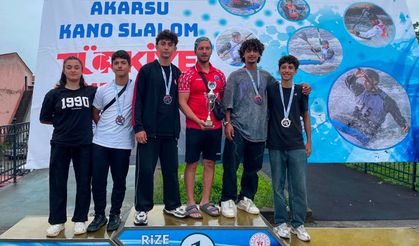 Erzincanlı Sporculardan Akarsu Slalomda Büyük Başarı