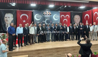 MHP Erzincan Merkez İlçe Kongresi Yapıldı: Mustafa Erdem Çakırbay Yeniden Başkan Seçildi