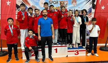 Erzincanlı Karatecilerden Türkiye Yıldızlar Ligi’nde 13 Madalya