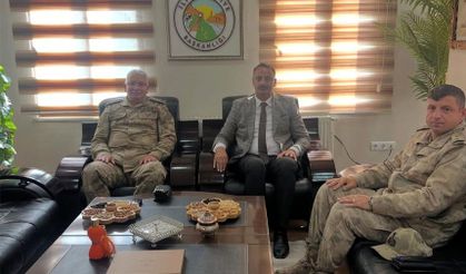 İliç’te Jandarma Komutanlarından Başkan Elçi’ye Ziyaret