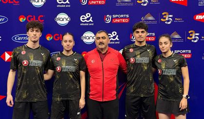 Erzincanlı Badmintoncular Dünya Şampiyonası’nda Türkiye’yi Temsil Edecek