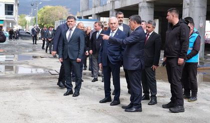 Erzincan Merkez Çarşısı’nda Çalışmalar Yerinde İncelendi