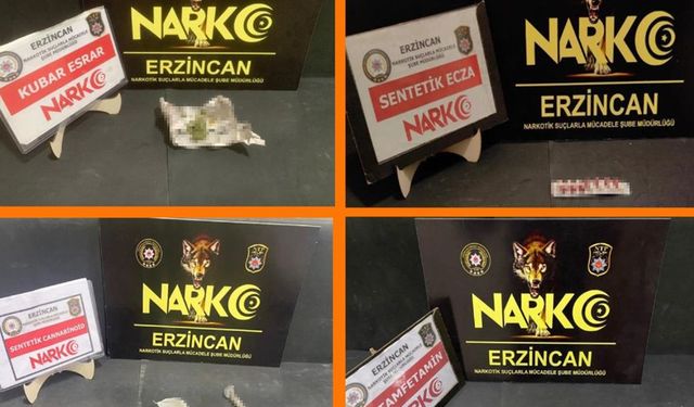 Erzincan Polisi Zehir Tacirlerine Nefes Aldırmıyor