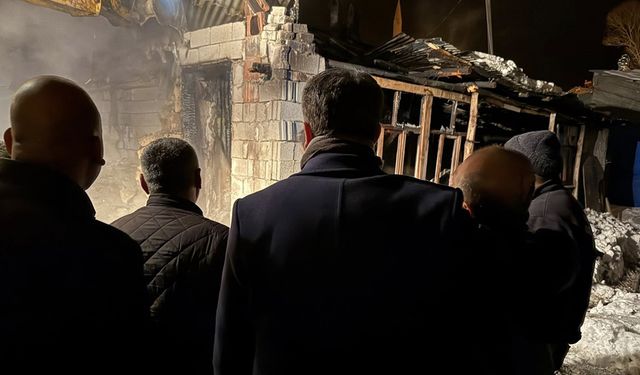 Refahiye Kalkancı Köyünde Yangın