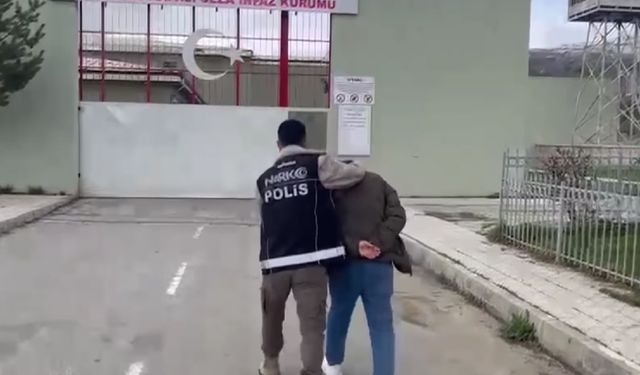 Erzincan'da Yasaklı Madde Tacirine Tutuklama