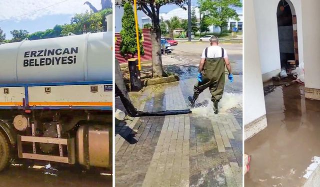 Trabzon’daki Sel Baskını Sonrası Erzincan'dan Destek